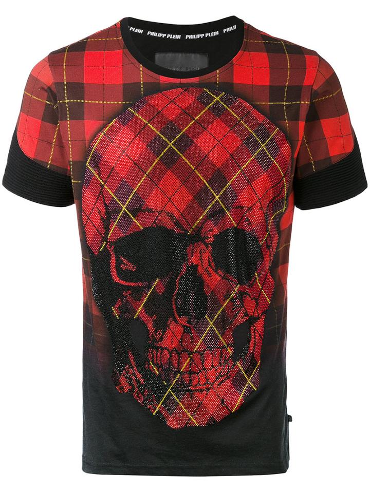 Taka T-shirt - Men - Cotton - S, Red, Cotton, Philipp Plein