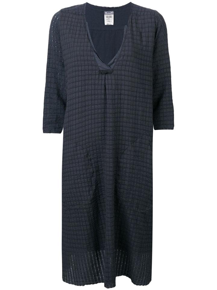 Kristensen Du Nord Checked Tunic Dress - Grey