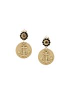 Dolce & Gabbana Nautical Clip-on Earrings, Women's, Metallic