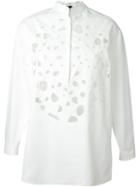 Akris Punto Cut Out Front Blouse