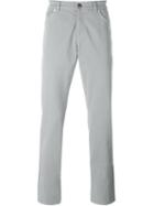 Etro Straight Leg Jeans, Men's, Size: 33, Grey, Cotton/spandex/elastane