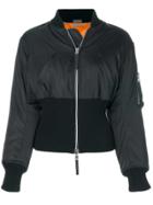 Alexander Mcqueen Fitted Bomber Jacket - Black