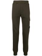 Cp Company Cargo Pocket Track Trousers - Green
