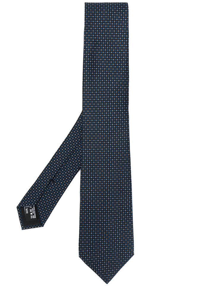 Giorgio Armani Patterned Tie - Blue