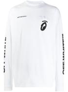Off-white Contrasting Logo Long-sleeve T-shirt