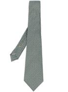 Canali Embroidered Tie - Green