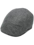 Brunello Cucinelli - Adjustable Flat Cap - Men - Cotton/leather/wool - M, Grey, Cotton/leather/wool