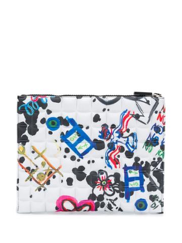 No Ka' Oi Idill Medium Pouch - White