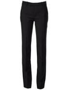 Maison Margiela Slim Tailored Trousers, Women's, Size: 42, Black, Cotton/mohair/virgin Wool