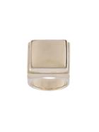 Henson Horn Square Ring, Men's, Size: Large, Metallic