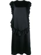 Simone Rocha Sleeveless Ruffle Dress, Women's, Size: 8, Black, Silk