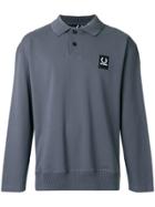 Raf Simons X Fred Perry Long Sleeve Polo Shirt - Grey