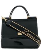 Dolce & Gabbana Sicily L'amour Shoulder Bag - Black