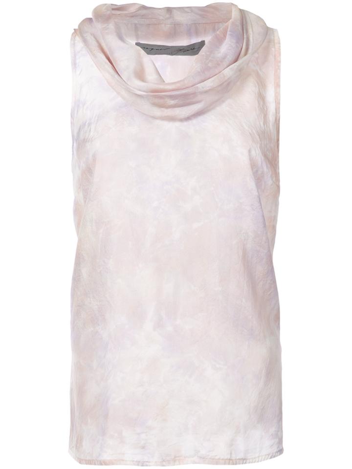 Raquel Allegra Cowl Neck Tank Top - Pink & Purple