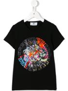 Young Versace Medusa Print T-shirt, Boy's, Size: 8 Yrs, Black