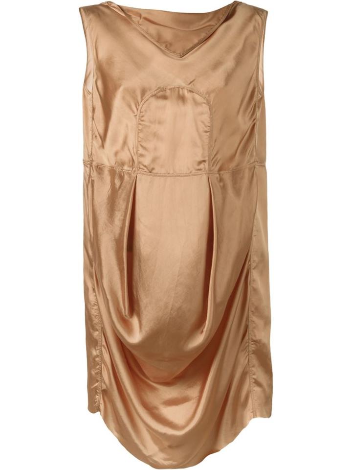Rick Owens Long Draped Top, Women's, Size: 38, Nude/neutrals, Viscose/cupro