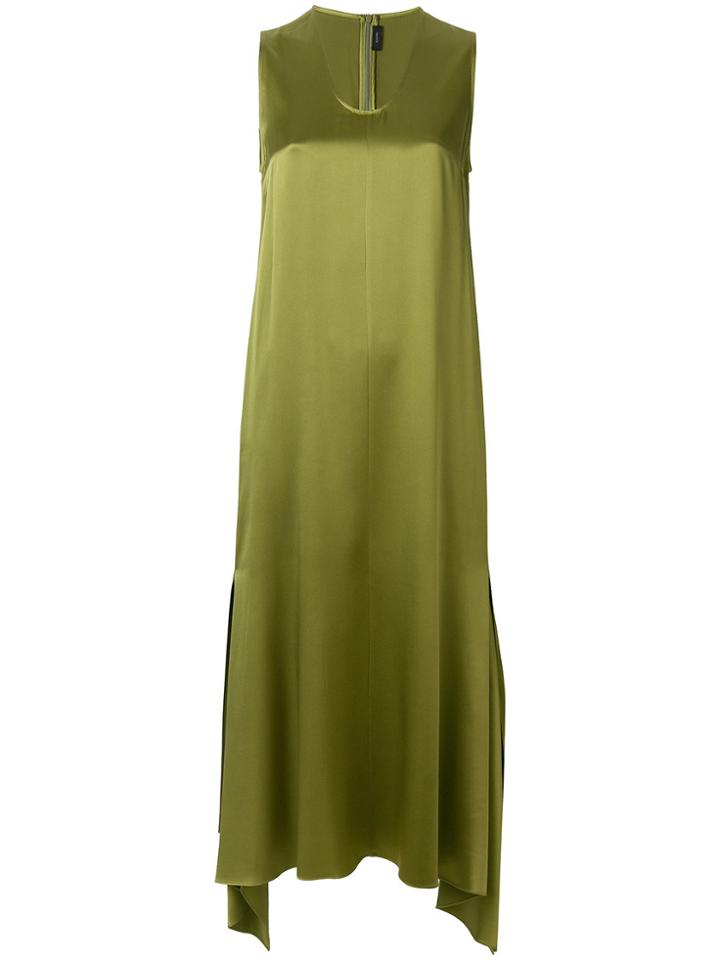 Joseph Asymmetric Hem Dress - Green