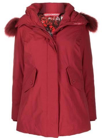 Freedomday Chamois Padded Jacket - Red