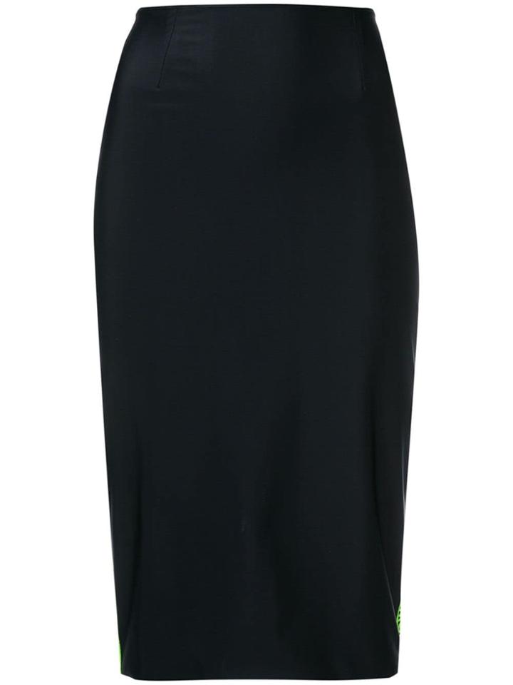 Gcds Simple Pencil Skirt - Black