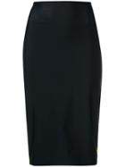 Gcds Simple Pencil Skirt - Black