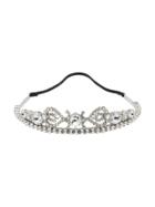 Miu Miu Crystal Hairband - Silver
