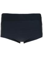 Track & Field Panelled Swimming Trunks - Blue