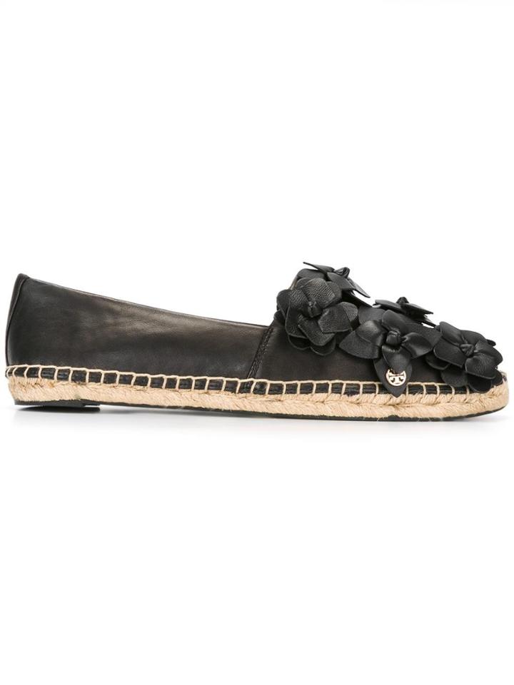 Tory Burch Blossom Espadrilles - Black
