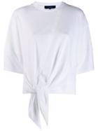Sjyp Tie Waist T-shirt - White