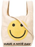 Gelareh Mizrahi 'have A Nice Day' Shopping Bag - White