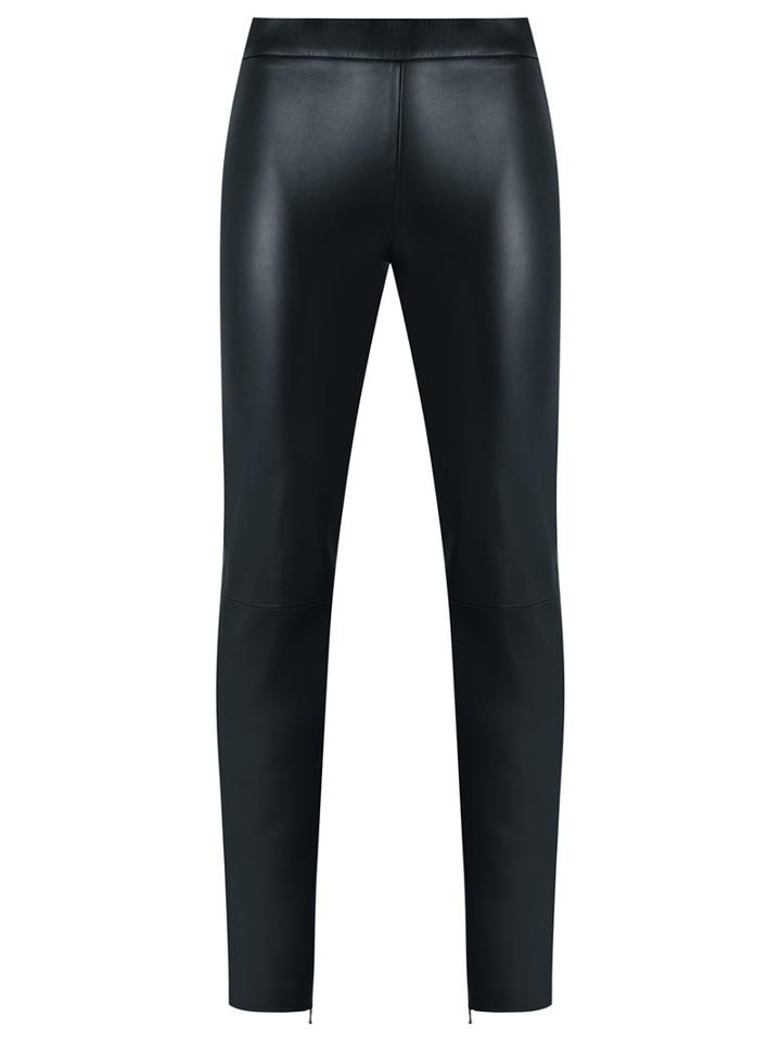 Reinaldo Lourenço - Leather Leggins - Women - Goat Skin - 44, Black, Goat Skin