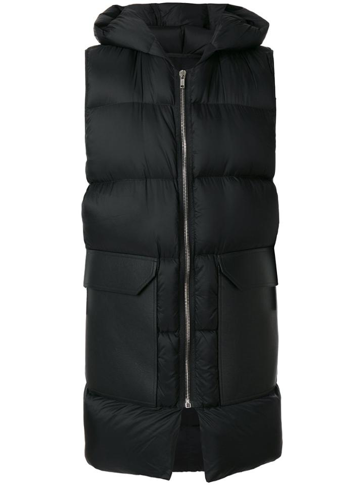 Rick Owens Slee Coat - Black