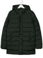 Save The Duck Kids Teen Long Padded Coat - Green