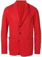 Barena Striped Jersey Blazer - Red
