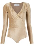 Lilly Sarti - Velvet Body - Women - Polyester/spandex/elastane - 38, Nude/neutrals, Polyester/spandex/elastane