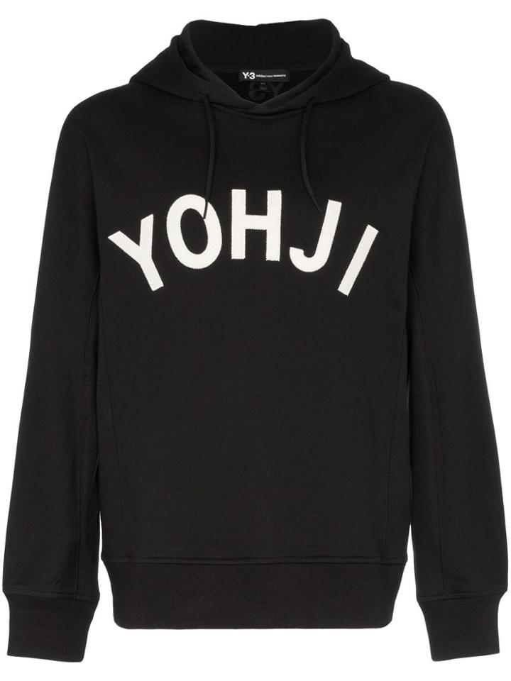 Y-3 Yohji Printed Hoodie - Black