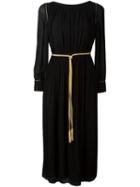 Saint Laurent Pleated Mid-length Dress
