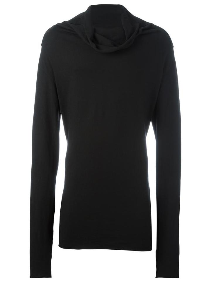 Lost & Found Rooms Roll Neck T-shirt, Men's, Size: Xs, Black, Cotton