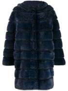 Simonetta Ravizza Ribbed Coat - Blue