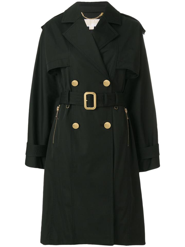 Michael Michael Kors Double-breasted Trench Coat - Black