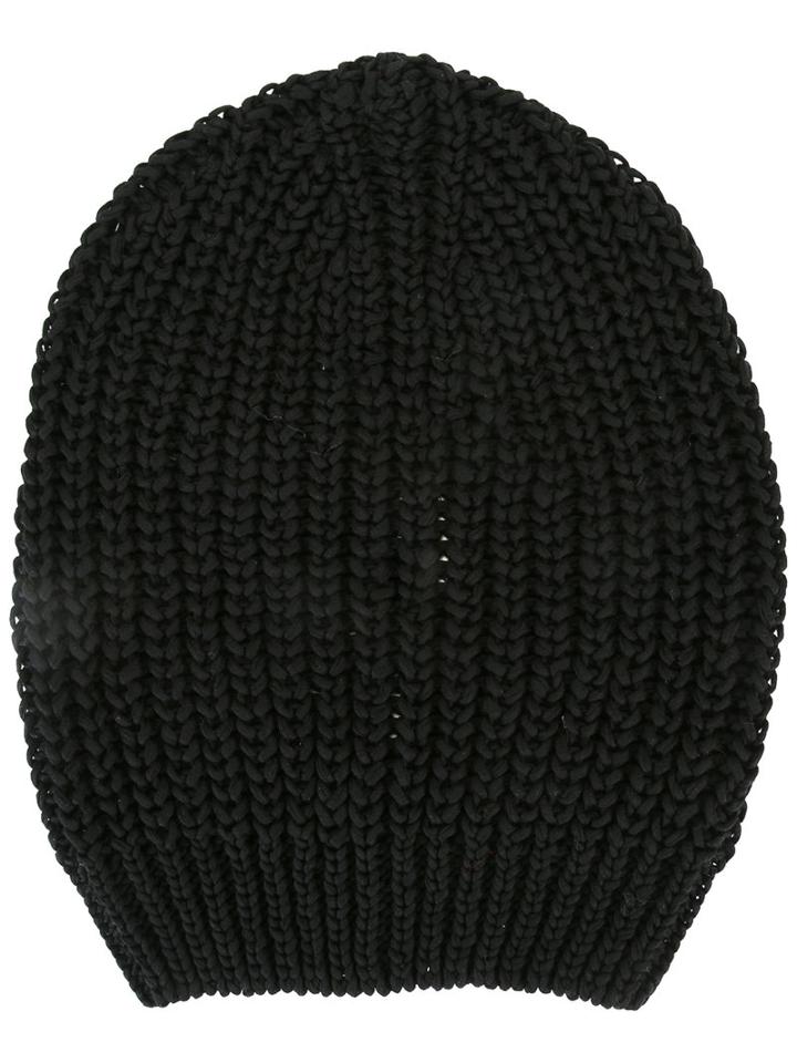 Rick Owens - Ribbed Beanie - Men - Cotton - One Size, Black, Cotton