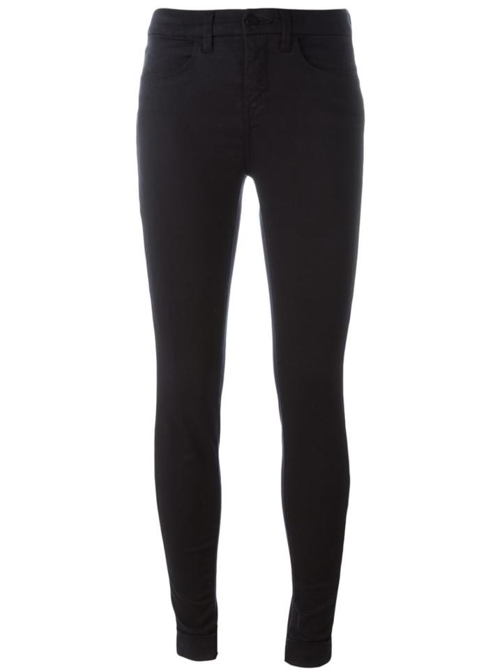 J Brand Rendition Skinny Jeans, Women's, Size: 25, Black, Lyocell/cotton/spandex/elastane