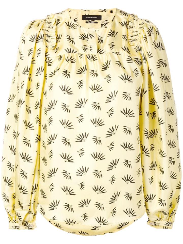 Isabel Marant Printed Blouse - Yellow