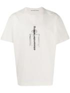 Alexander Wang Printed Logo T-shirt - Neutrals