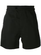 Maison Margiela - Button Detail Shorts - Men - Cotton - 52, Black, Cotton