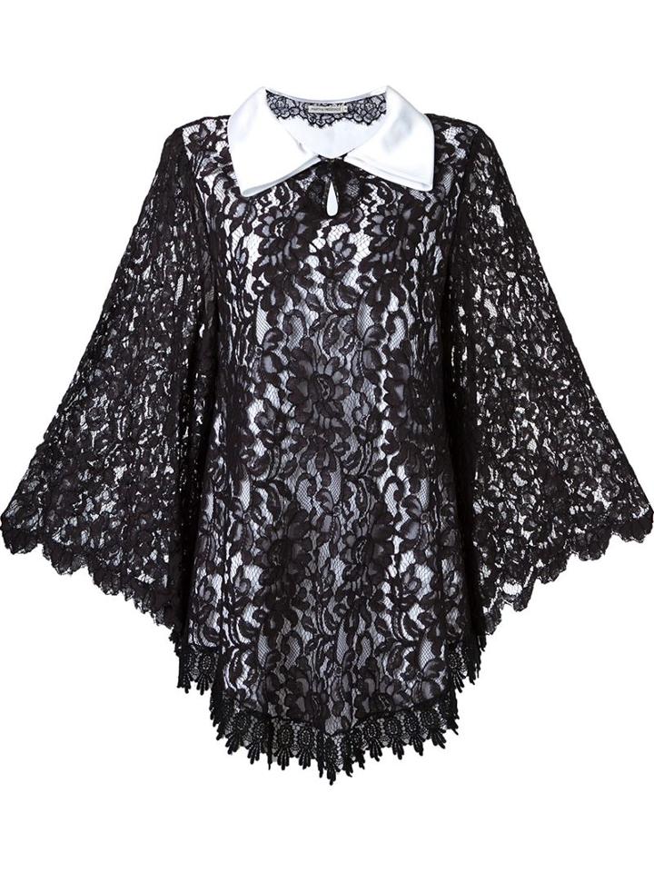 Martha Medeiros Lace Overlay Dress