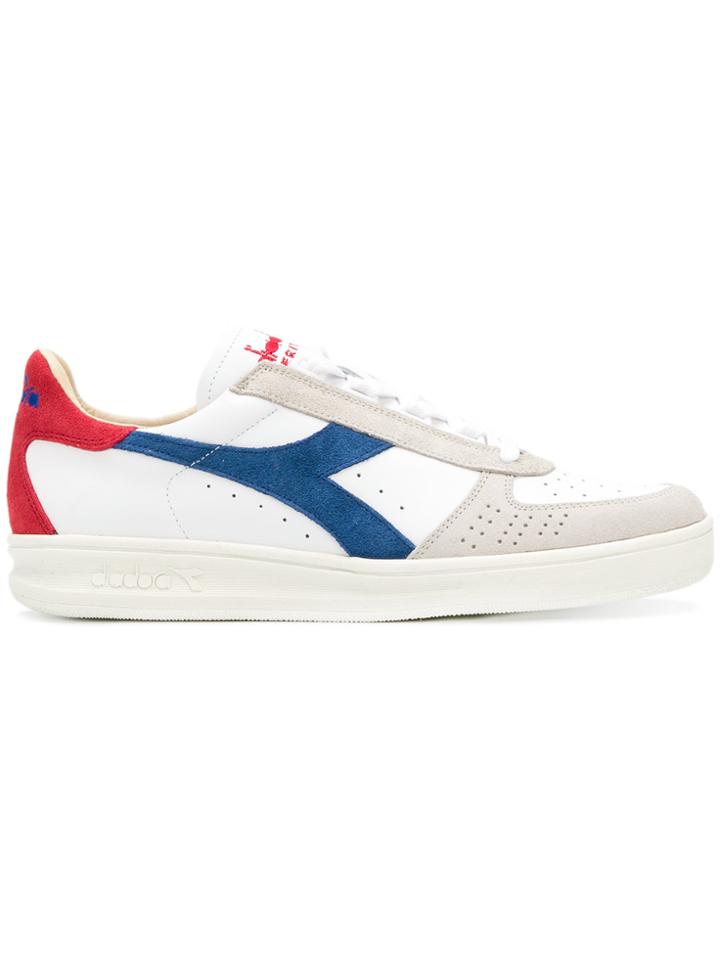 Diadora Colour-block Sneakers - White