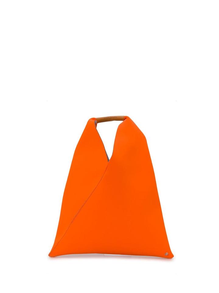 Mm6 Maison Margiela Triangular Tote Bag - Orange