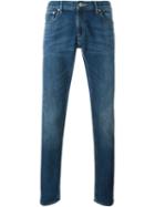 Michael Kors Skinny Jeans, Men's, Size: 36, Blue, Cotton/spandex/elastane/leather