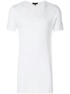 Unconditional Ribbed Scoop T-shirt - White