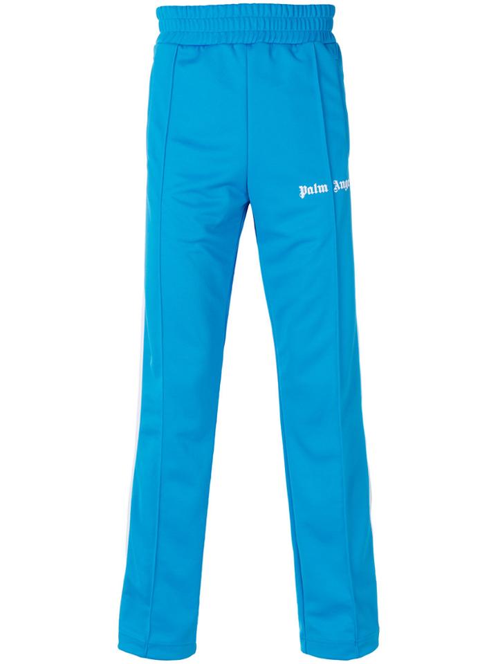 Palm Angels Striped Track Trousers - Blue